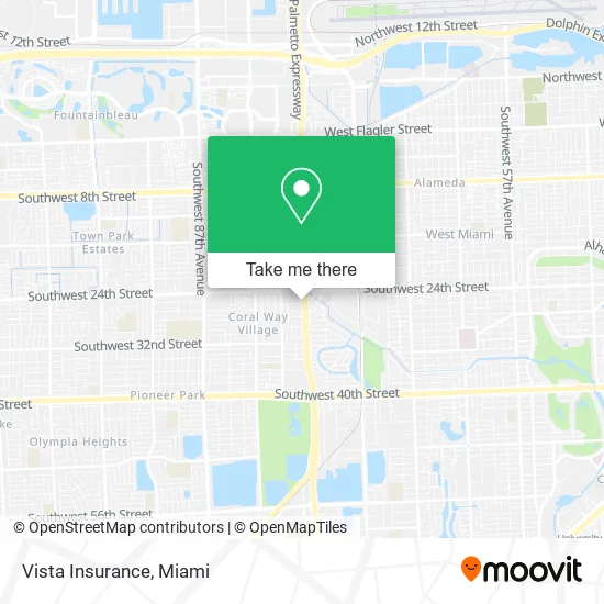 Vista Insurance map