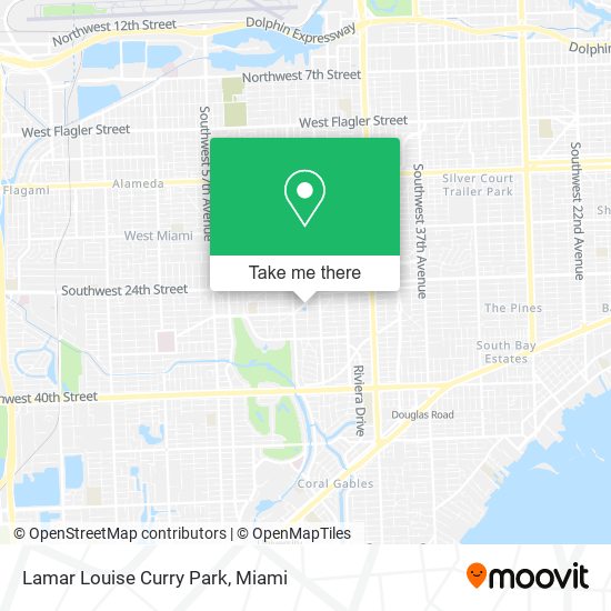 Mapa de Lamar Louise Curry Park