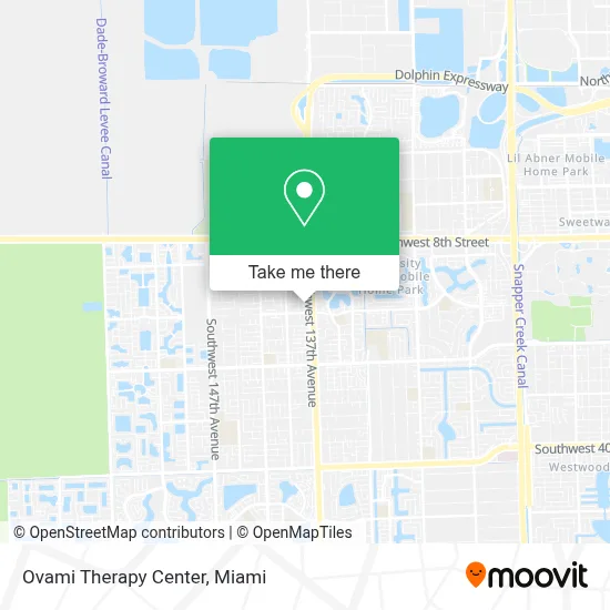 Ovami Therapy Center map