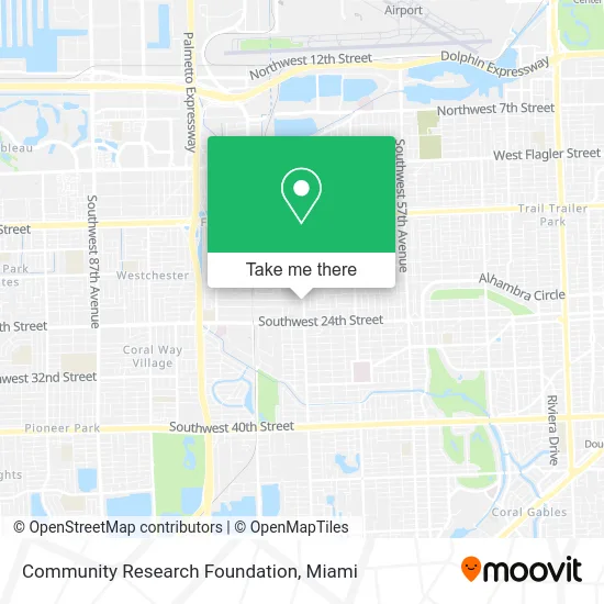 Community Research Foundation map