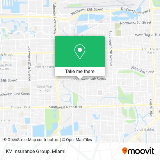 KV Insurance Group map