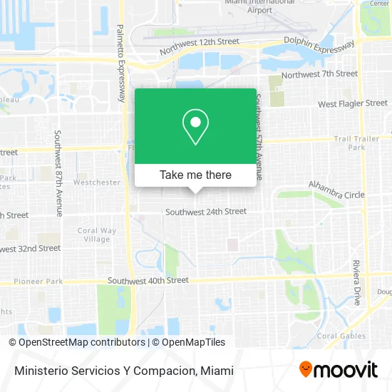 Ministerio Servicios Y Compacion map