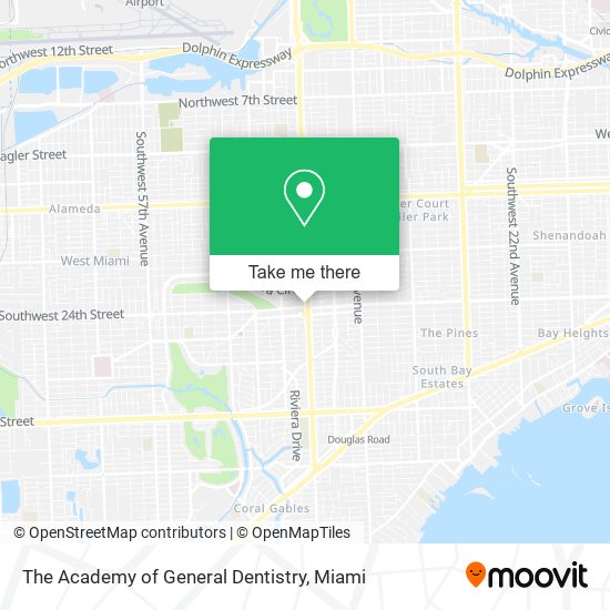 Mapa de The Academy of General Dentistry