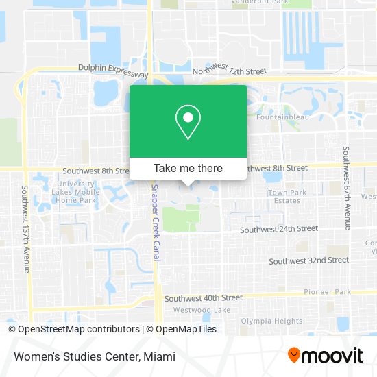 Mapa de Women's Studies Center