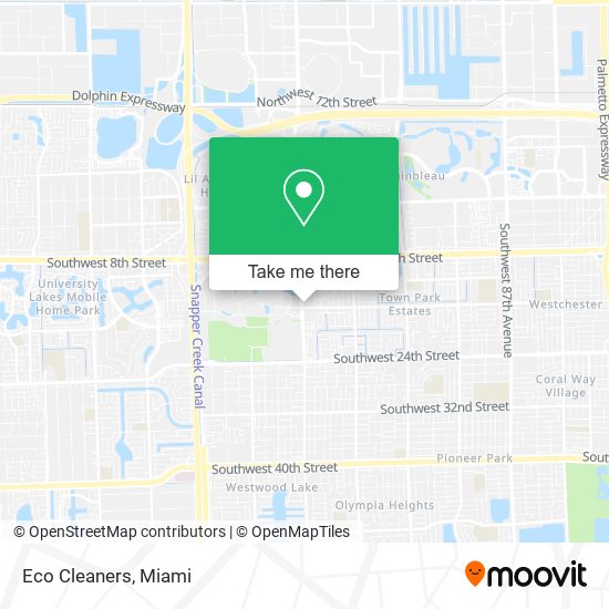 Eco Cleaners map