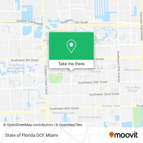 State of Florida DCF map