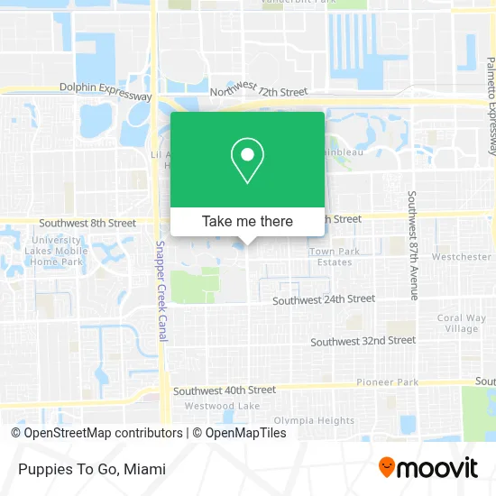 Puppies To Go map