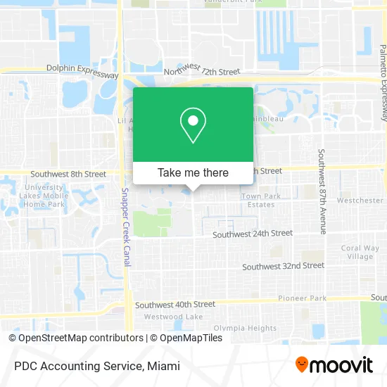 PDC Accounting Service map