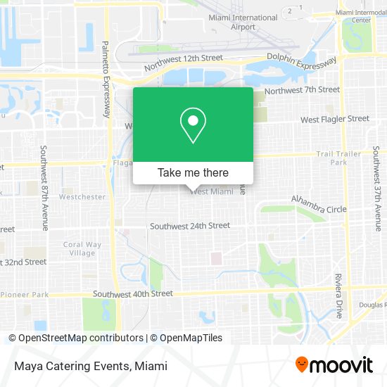 Maya Catering Events map