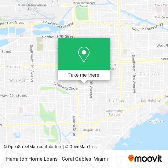 Hamilton Home Loans - Coral Gables map