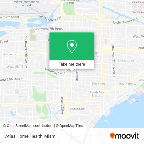 Mapa de Atlas Home Health