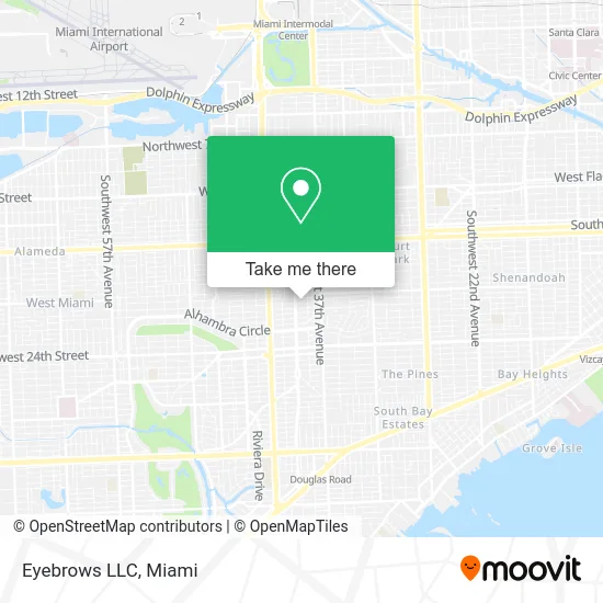 Eyebrows LLC map