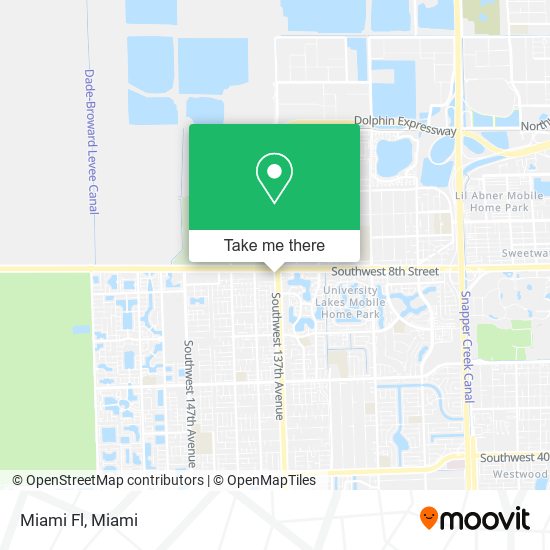 Miami Fl map