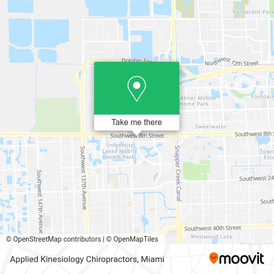 Applied Kinesiology Chiropractors map