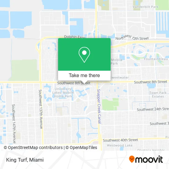 King Turf map