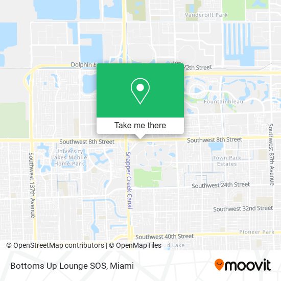 Bottoms Up Lounge SOS map