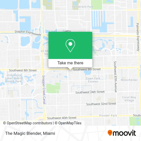 The Magic Blender map