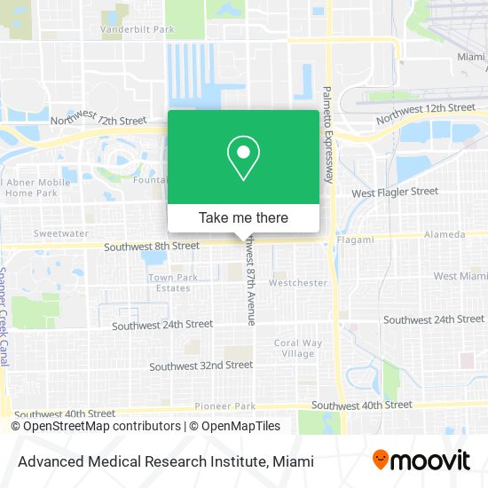 Mapa de Advanced Medical Research Institute