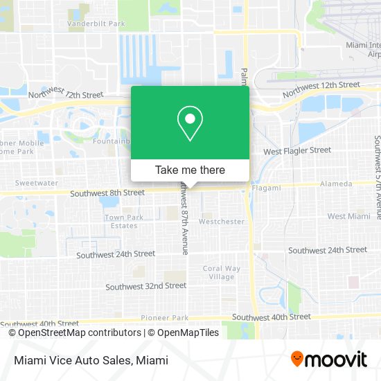 Mapa de Miami Vice Auto Sales