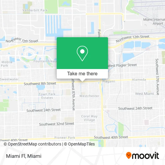 Miami Fl map