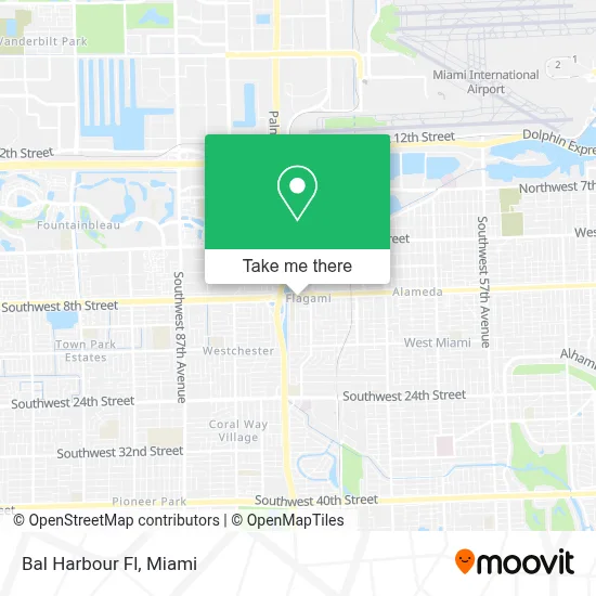 Bal Harbour Fl map