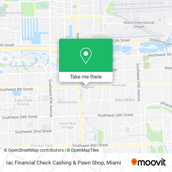 Mapa de Iac Financial Check Cashing & Pawn Shop