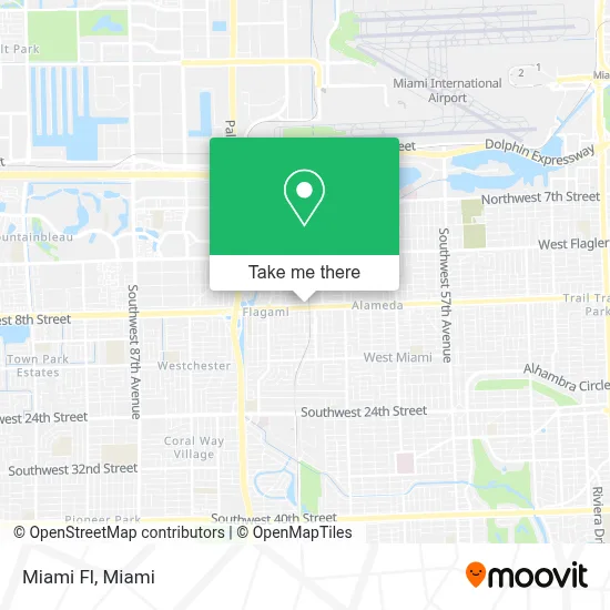 Miami Fl map