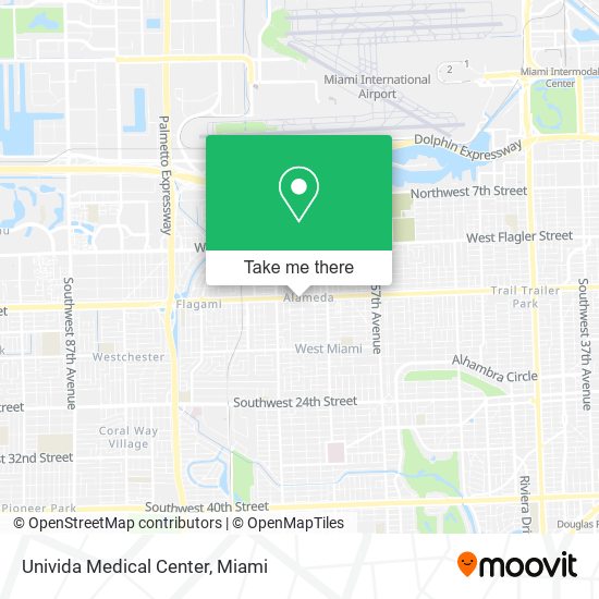 Mapa de Univida Medical Center