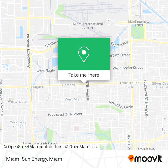 Mapa de Miami Sun Energy