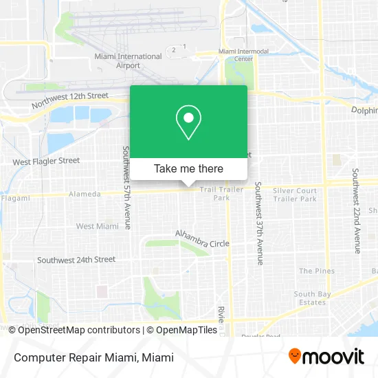 Computer Repair Miami map