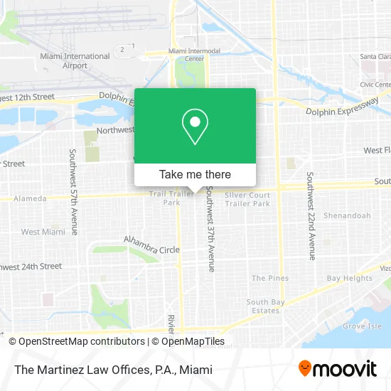 The Martinez Law Offices, P.A. map