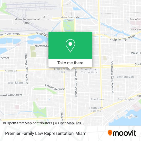 Premier Family Law Representation map