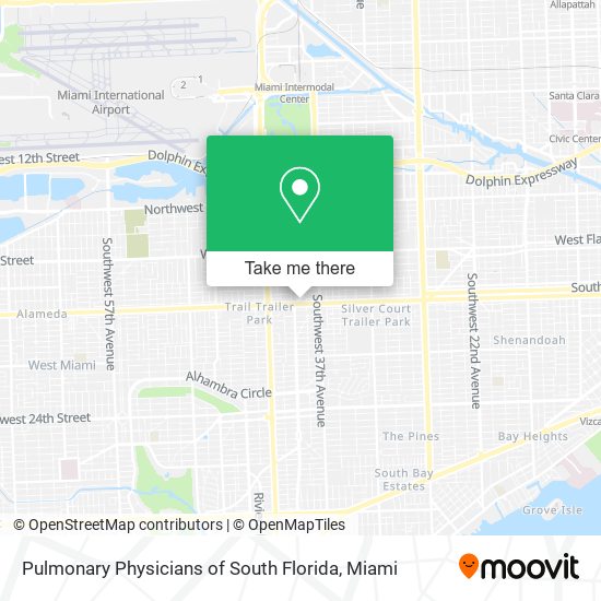 Mapa de Pulmonary Physicians of South Florida