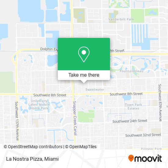 La Nostra Pizza map