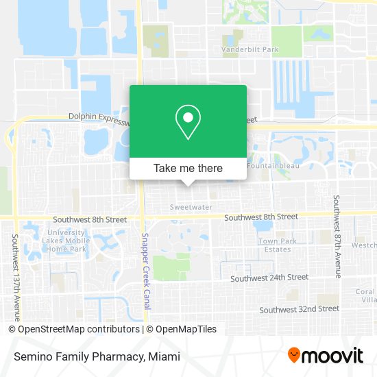 Semino Family Pharmacy map