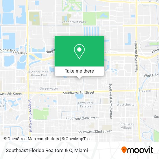 Southeast Florida Realtors & C map