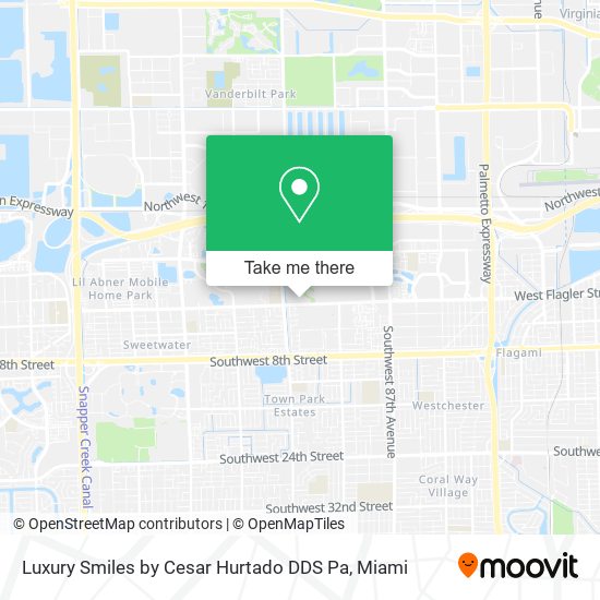 Luxury Smiles by Cesar Hurtado DDS Pa map