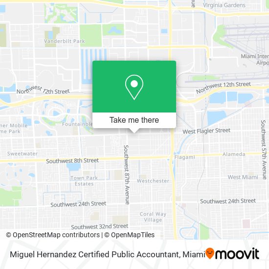 Mapa de Miguel Hernandez Certified Public Accountant