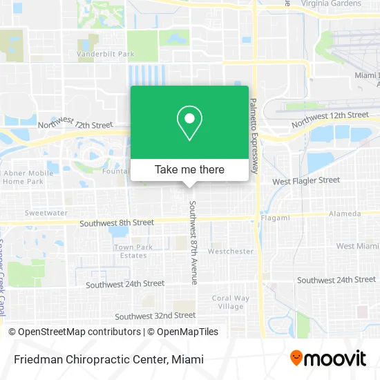 Friedman Chiropractic Center map