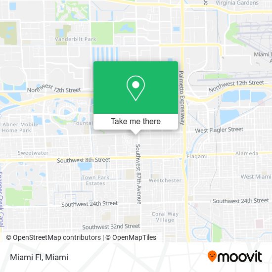 Mapa de Miami Fl