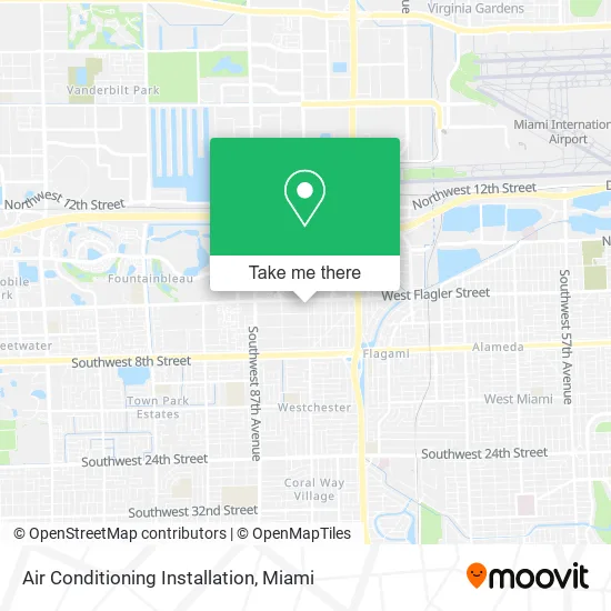 Air Conditioning Installation map