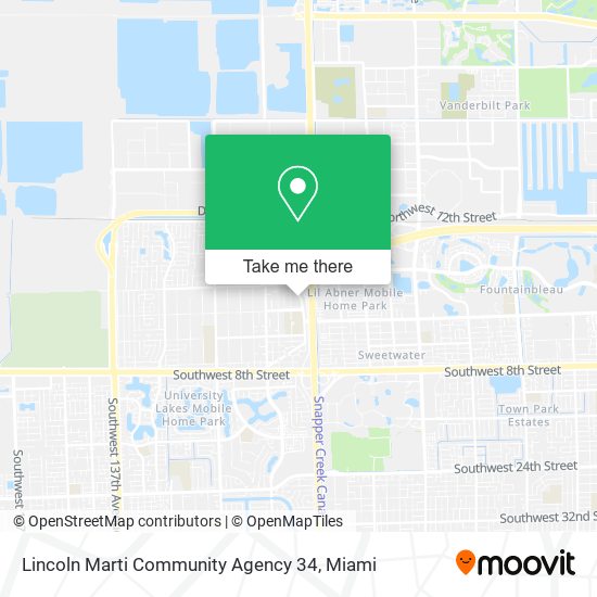 Mapa de Lincoln Marti Community Agency 34