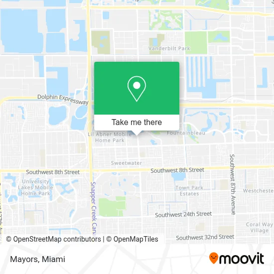 Mayors map