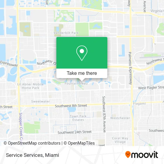 Service Services map