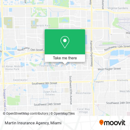 Mapa de Martin Insurance Agency