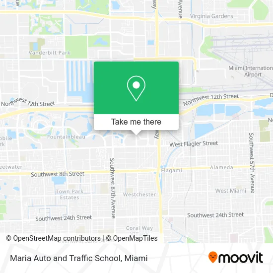 Maria Auto and Traffic School map