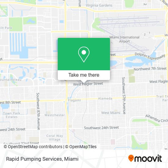 Rapid Pumping Services map