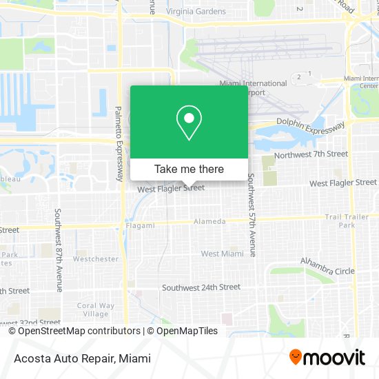 Mapa de Acosta Auto Repair