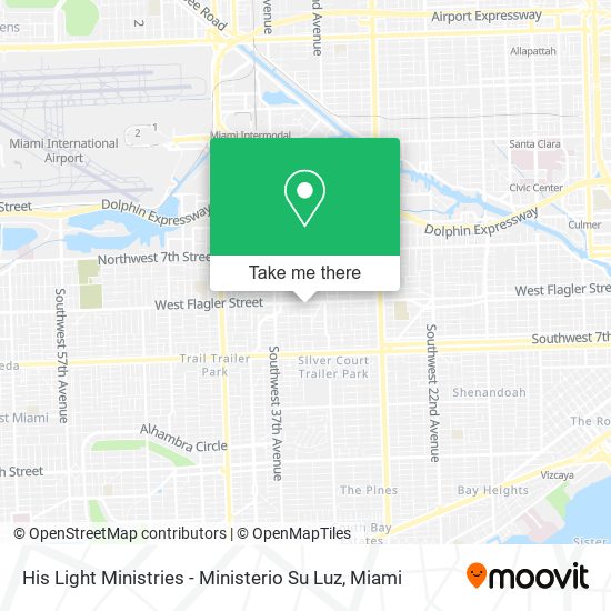 His Light Ministries - Ministerio Su Luz map