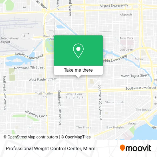 Professional Weight Control Center map